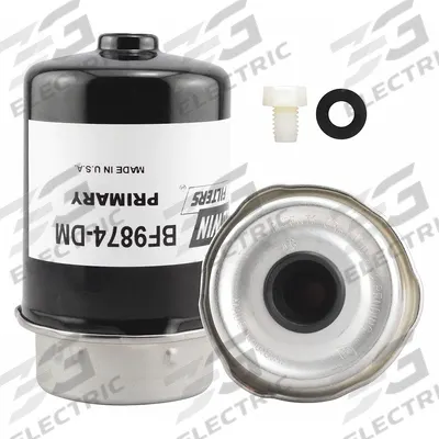 BALDWIN FILTERS Fuel Filter: Cartridge, 5 5/16 in Overall Lg, 3 3/16 in Outside Dia - Can-Type Fuel/Water Separators