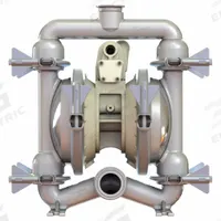 VERSAMATIC Air Operated Double Diaphragm Pump: Stainless Steel, 2 in, Tri-Clamp, 70 gpm, PTFE Valve (MPN E4SJ5T5S0-FP-ATEX). Key specifications — Brand: VERSAMATIC; Check Valve Material: PTFE; Seat Material: SS; Diaphragm Material: PTFE w/ Hytrel Backing.