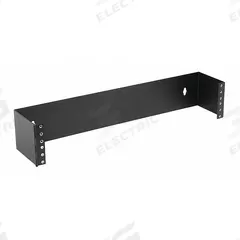 MONOPRICE Rack Bracket: 2 U, 4 in Overall Dp, 19 in Overall Wd, 3 1/2 in Overall Ht, Black, Steel (MPN 8624). Key specifications — Color: Black; Includes: Mounting Hardware; Brand: MONOPRICE; Material: Steel; Product Type: Wall Mount Bracket.