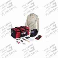 LINCOLN ELECTRIC Welding Helmet Kit: Auto-Darkening, 2 Arc Sensors, W9-W13, 3.78 in x 1.67 in (MPN K4416-W-XS). Key specifications — Color: Khaki (Jacket); Suspension Adjustment Type: Ratchet; Series: Viking 1740; Graphics: None; Viewing Area: 3.78 in x 1.67 in; Brand: LINCOLN ELECTRIC; Grind Mode: Yes; Helmet Material: Proprietary Nylon.