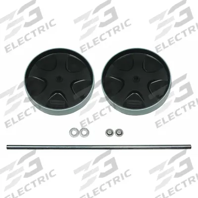 RUBBERMAID COMMERCIAL PRODUCTS Wheel Assembly Kit: For 6Y932/9LAN6/9PVE1 (MPN GRFG6173L90000) - Material Handling Parts