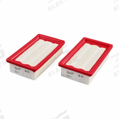 MILWAUKEE HEPA Filter: Separate Vacuum, 0888-20/0888-22HD, HEPA, (2) HEPA Filters - Replacement Parts & Accessories for Extractor Attachments