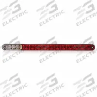 MAXXIMA Stop/Turn/Tail Light: LED, Stop, Turn, and Tail Combo Light, Red/White, Rectangular, Screw (MPN M85801R). Key specifications — Standards: SAE J2261; Electrical Connection: Blunt Cut Wires; Brand: MAXXIMA; Installation Type: Permanent; Lens Color: White; Mount Type: Screw; Lighting Technology: LED; Light Type: Stop, Turn, and Tail Combination Light.