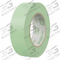 AMERICAN Masking Tape: MM, Green, 1 7/8 in Roll Wd, 60 yd Overall Roll Lg, 6 mil Thick, Rubber (MPN MM4855). Key specifications — Series: MM; Brand: AMERICAN; Backing Material: Crepe Paper; For Location: Indoor/Outdoor; For Surface Type: Metal; Manufacturer Part Number: MM4855.