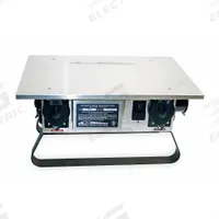 SOUTHWIRE Power Distribution Box: Single Phase, 125/250V AC, 50 A Inlet Current Rating, 7 Outlets (MPN 7506UGSX). Key specifications — Inlet Voltage Rating: 125/250V AC; Inlet Receptacle: Locking Receptacle 50A @ 125/250V AC; Brand: SOUTHWIRE.