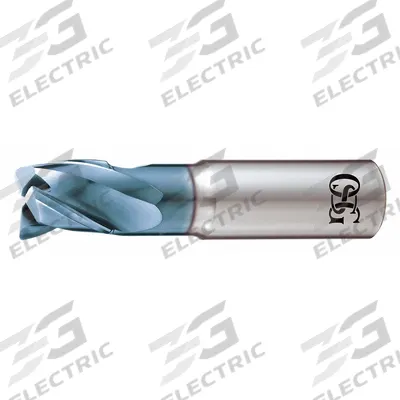 OSG Square End Mill: Carbide, DLC Coated, 3 Flute, 5/8" Mill Dia, 1" LOC - Reduced-Neck Carbide Square End Mills for Aluminum