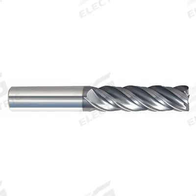 APPROVED VENDOR Corner Radius End Mill: Carbide, nACRo Coated, 4 Flute, 1/4" Mill Dia - Fast-Cutting Carbide Corner-Radius End Mills for Steel & Cast Iron