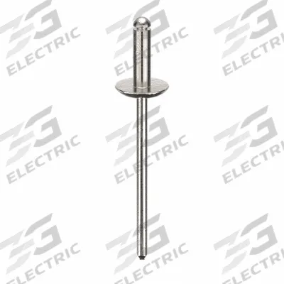APPROVED VENDOR Blind Rivet,1 5/7 in L,1/8 in dia,PK500: Inch, 1 23/32 in Overall Lg, 13/32 in Body Lg - Large Flange Blind Rivets