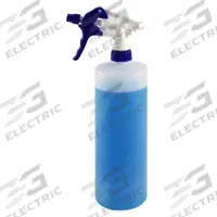 DYNALON Trigger Spray Bottle: 32 oz Container Capacity, Mist, Clear, Blue, 28/400 Closure Size, 4 PK (MPN 605154). Key specifications — Imprinting: No Imprinting; Bottle Color: Clear; Sprayer Color: Blue; Graduation Markings: No; Legend: Trigger Spray Bottle; Brand: DYNALON; Product Type: Trigger Spray Bottle.