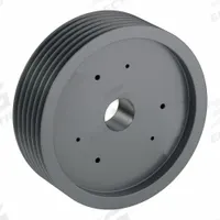 APPROVED VENDOR V-Belt Pulley: C200, 6 Groove, 20.4 in OD, Bushed Bore, F, For C/CX Belt Section (MPN 6C200F). Key specifications — Pulley Industry Number: C200; Pitch Diameter: 20 in (C); For Belt Section (broad, with similar types): C or CX.