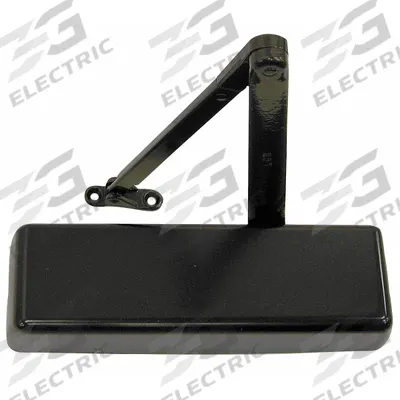LCN Door Closer: Top Frame Mounting Type, Grade 1 - Heavy Duty, Bronze, 12 1/4 in Lg - Top Frame-Mount Door Closers