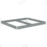 TENNSCO Shelf: 42 in x 36 in, 2,250 lb Load Capacity, Gray, Shelf (MPN ZLES-4236). Key specifications — Includes: (4) Beams; Shelf Configuration: Single Straight; Color: Gray; Frame Material: Steel; Brand: TENNSCO; Frame Finish: Zinc Plated; Product Type: Shelf.
