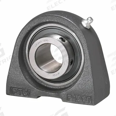 IPTCI BEARINGS Pillow Block Ball Bearing Mounted Units: 17 mm Bore Dia - General Purpose Tapped-Base Pillow Block Ball Bearings