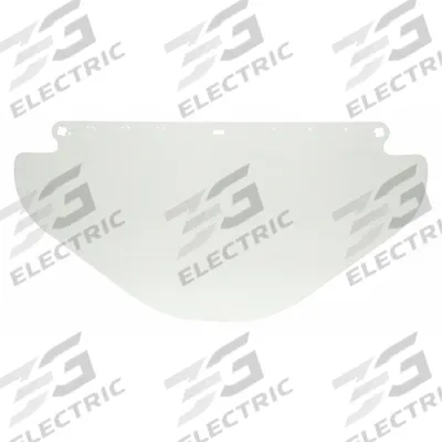 3M Face Shield Visor: 18 1/4 in Overall Wd, 9 in Overall Ht, Clear, Uncoated - General Purpose Replacement Visors