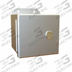 HAMMOND Electrical Enclosure: Aluminum, 4 in x 4 in x 4 in, NEMA 12/13/3R/4/4X, w/Panel, Solid Cover (MPN EJ444AL). Key specifications — Brand: HAMMOND; Closure Method: Latches; Enclosure Material: Aluminum; Knockouts: Not Included; Includes Inner Panel: with Inner Panel Included.