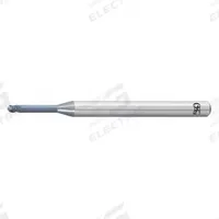 OSG Ball End Mill: Carbide, WXS Coated, 3 Flute, 2 mm Mill Dia, 1.5 mm LOC, 60 mm OAL (MPN 3195220)