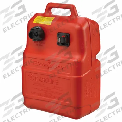 SCEPTER MARINE Marine Fuel Tank: 7 gal Capacity, 9 1/4 in Ht, 21 1/2 in Lg - Marine Fuel Tanks