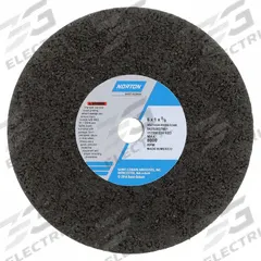 NORTON Portable Snagging Wheel: Type 1, 6" x 1" x 5/8", 4NZ1434-R5BS-X348 (MPN 66252837961). Key specifications — Brand: NORTON; Wheel Hardness: R.