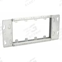 RACO Electrical Box Cover: Blank, 3/4 in Raised Ht, Steel, 10.75 in Overall Lg, 4.83 in Overall Wd (MPN 823). Key specifications — Brand: RACO; Material: Steel; Cover Design: Blank.