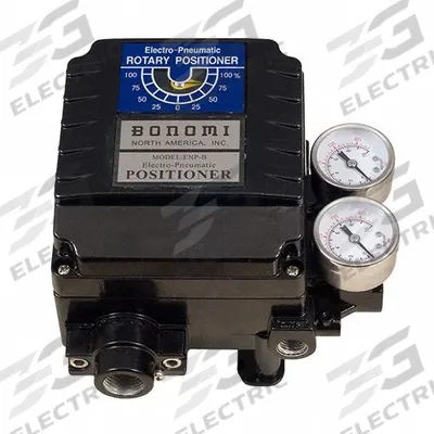 BONOMI Pneumatic Positioner: Aluminum, 1/4 in NPT - Actuator Positioners