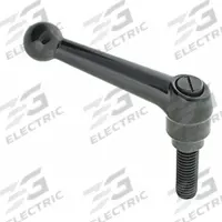 APPROVED VENDOR Adjustable Handle: Zinc w/ Steel Thread, M10, 80 mm Lg (MPN MA-79255). Key specifications — Brand: APPROVED VENDOR.