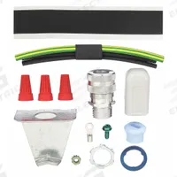 RAYCHEM Permanent Power Connection Kit: WinterGard Heating Cables, Permanent Power Connection Kit (MPN 000667-000). Key specifications — Product Type: Permanent Power Connection Kit; Brand: RAYCHEM; Includes: End Seal; For Use With: WinterGard Heating Cables.