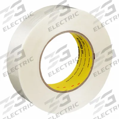 SCOTCH Strapping Tape: 6.6 mil Tape Thick, 1 1/2 in x 180 ft, Clear - Heavy-Duty Strapping Tape