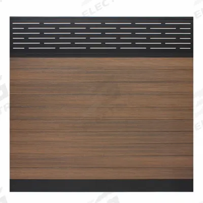 EUROFENCE Privacy Fence: Lattice Top Topper, Light Brown, 6 ft Overall Wd, 6 ft Overall Ht - Privacy Fence Section Panels