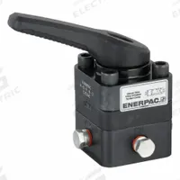 ENERPAC Directional Control Valve: 4.5 gpm Max Flow Rate, Three Positions, 3/8 in NPT, 3/8" NPT, VC (MPN VC4). Key specifications — attr1018253: ENERPAC; attr1018249: VC4; attr1018300: Manual; attr1018289: VC; attr1416406: 3/8" NPT.