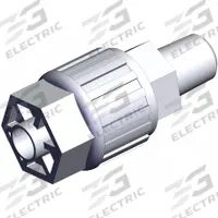 SMC High Purity Tube Fitting: 1/8 in Pipe x 1/4 in OD Size, RC x Compression, PFA (MPN LQ3H2A-M). Key specifications — Series: LQ3; Brand: SMC; Standards: RoHS_6, RoHS_10.