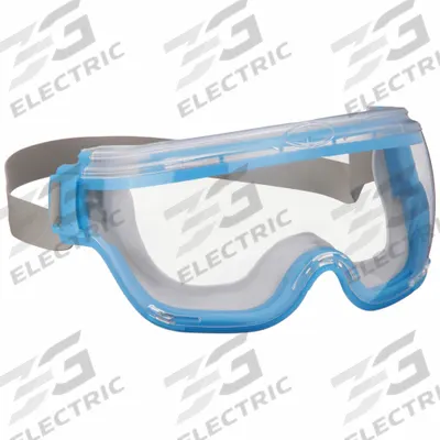 KLEENGUARD Safety Goggles: Clear Lens Color, Anti-Fog, Indirect - Comfort-Fit OTG Safety Goggles