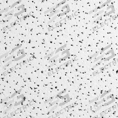 ARMSTRONG Ceiling Tile: 1833, Fine Fissured, 24 in x 24 in, Angled Tegular, 0.55 NRC - General Purpose Tiles