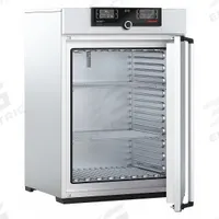 MEMMERT Programmable Universal Oven: Gravity, 9 cu ft Capacity, 300°C Max Temp, 3,400 W Watt, Oven (MPN UN 260plus, 230V). Key specifications — Voltage: 230V AC; Brand: MEMMERT; Temperature Accuracy Tolerance: +/-0.1°C up to 99.9°C, +/-0.5°C @ 100°C+; Temperature Uniformity: +/-1.8°C.