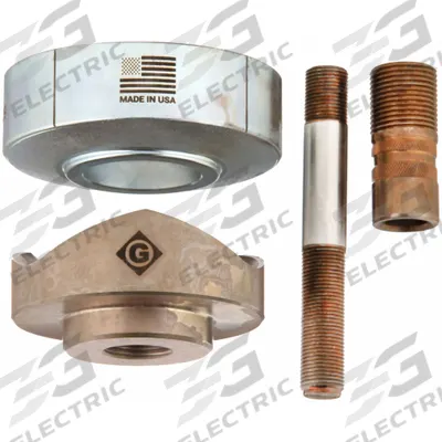 GREENLEE Knockout Punch and Die Kit: 10 ga Sheet Metal Capacity (Steel) - Greenlee Knockout Punches & Dies