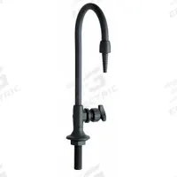 CHICAGO FAUCETS Laboratory Faucet: Faucet, Single-Post, For Distilled Water Media, 1 Handles, Cross (MPN 869-BPVC). Key specifications — Brand: CHICAGO FAUCETS; Color/Finish: Matte Black; Inlet Connection Type: NPT; Product Type: Faucet; Flow Pattern: Inline.