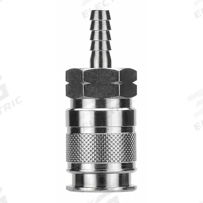 AIGNEP USA Quick Connect Hose Coupling: 1/4 in Body Size, 1/2 in Hose Fitting Size - Universal Interchange Brass Quick-Connect Air Coupling Bodies