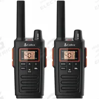 COBRA Two Way Radio: RX-Outdoor Series Series, FRS, Analog, 1.1 W, 40 Channels, Numeric, 12 hr (MPN RX380). Key specifications — FCC License Required: No.