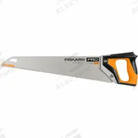 FISKARS Hand Saw: 20 in Blade Lg, Steel, 20 in Overall Lg, 13/9, Plastic (MPN 730710-1001). Key specifications — attr307094: Steel; attr307097: Plastic; attr307096: 9; attr324786: FISKARS.
