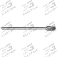 APPROVED VENDOR Carbide Bur: Oval, SE-3L6, Double Cut, 3/8" x 5/8" Head, 1/4" Shank (MPN 310-002714). Key specifications — Brand: APPROVED VENDOR; Trade Number: SE-3L6.