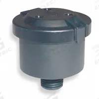 SOLBERG Filter Silencer: 1/4 in (M)NPT Inlet Size, 3 cfm, 1.75 in Overall Ht, 1.75 in Outside Dia (MPN PS-02-025). Key specifications — attr60071: PS-02-025; attr60074: SOLBERG.
