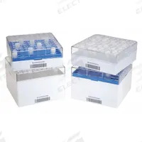Cryogenic Vial 2D Box: 5 1/4 in Overall Lg, 5 1/4 in Overall Wd, Polycarbonate, Lid (MPN CRY91). Key specifications — Includes: Lid; Material: Polycarbonate; Product Type: 2D Storage Box; Brand: ARGOS TECHNOLOGIES.