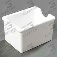 CARLISLE Sugar Packet Holder: White, 2 1/4 in Overall Ht, 2 3/4 in Overall Wd, NSF Certified, White (MPN 4550GR02). Key specifications — Material: Polystyrene; Color: White; Brand: CARLISLE; Product Type: Condiment Organizer.