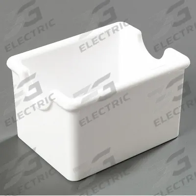CARLISLE Sugar Packet Holder: White, 2 1/4 in Overall Ht, 2 3/4 in Overall Wd, NSF Certified - Condiment Racks & Holders