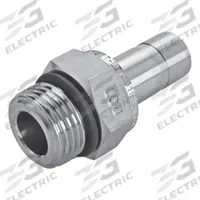 HAM-LET Compression Fitting Adapter: 1/2 in OD x 3/4 in Pipe Fitting Size, Tube x ORB (MPN 739LMOB SS 1/2 X 3/4-16). Key specifications — Series: Let-Lok; Compatible Fitting Brands: Swagelok; Brand: HAM-LET; Fitting Size: 1/2 in OD x 3/4 in Pipe.