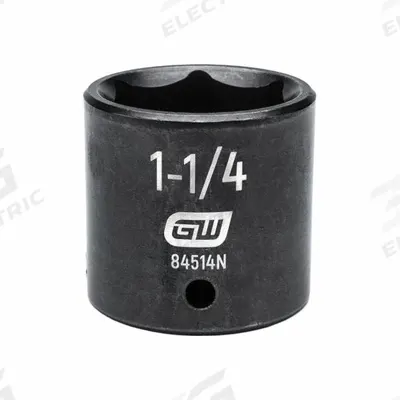 GEARWRENCH General Purpose Impact Sockets: 1/2 in Drive Size, SAE, 1 1/4 in Socket Size - 1/2" Drive Impact Sockets