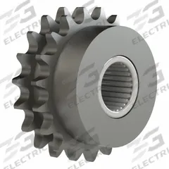 BREWER MACHINE & GEAR Idler Sprocket: For 35 Chain Size, Steel, 19 Teeth, 2.47 in Outside Dia. (MPN D35B19F). Key specifications — Bearing Type: Needle Roller; Brand: BREWER MACHINE & GEAR; Bore System of Measurement: Inch.