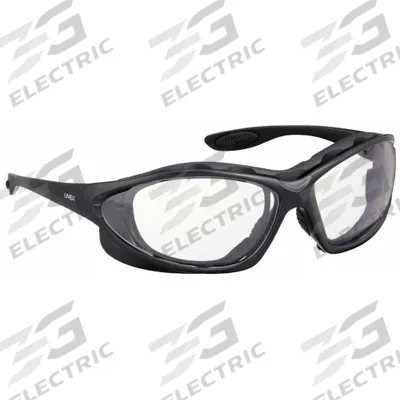 UVEX BY PIP Safety Goggles: Clear Lens Color, HydroShield Anti-Fog, Dielectric - Comfort Fit Safety Goggles