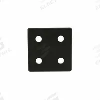 T-Slot Framing System Slot Covers and End Caps: 10 Series, Inch, 2 in x 1/8 in x 2 in, Black, ABS (MPN 2028-PLAIN-1). Key specifications — Finish: Matte; Product Type: End Cap; Material: ABS; Includes Fasteners: Yes; Manufacturer Part Number: 2028-PLAIN-1; Brand: 80/20; System of Measurement: Inch.