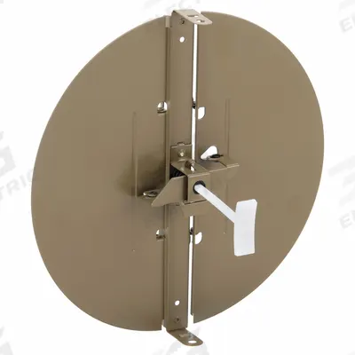 APPROVED VENDOR 10"dia Steel Snap-On Control Damper: For 10 in Nominal Duct Dia - Dampers