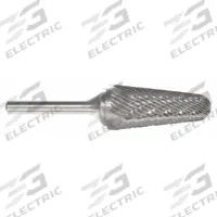 APPROVED VENDOR Carbide Bur: Ball-Nosed Cone, SL-3, Double Cut, 3/8" x 1 1/16" Head, 1/4" Shank (MPN 310-002186). Key specifications — Trade Number: SL-3; Brand: APPROVED VENDOR.